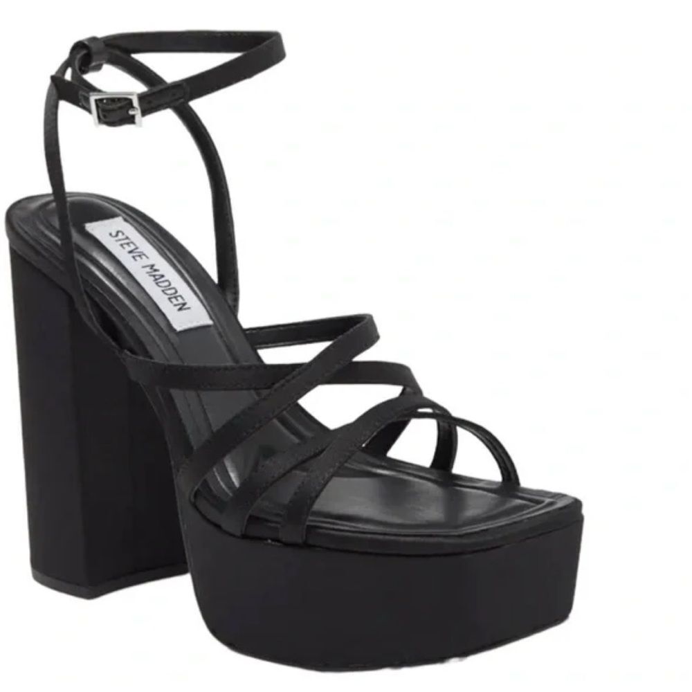 Steve Madden Gutsy Platform Satin Pump Girlhoodcore Coquette Feminine Sexy Chic